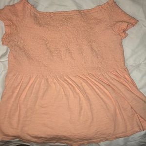 Off the shoulder shirt